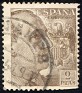 Spain 1940 General Franco 2 Ptas Brown Edifil 932. Uploaded by Mike-Bell